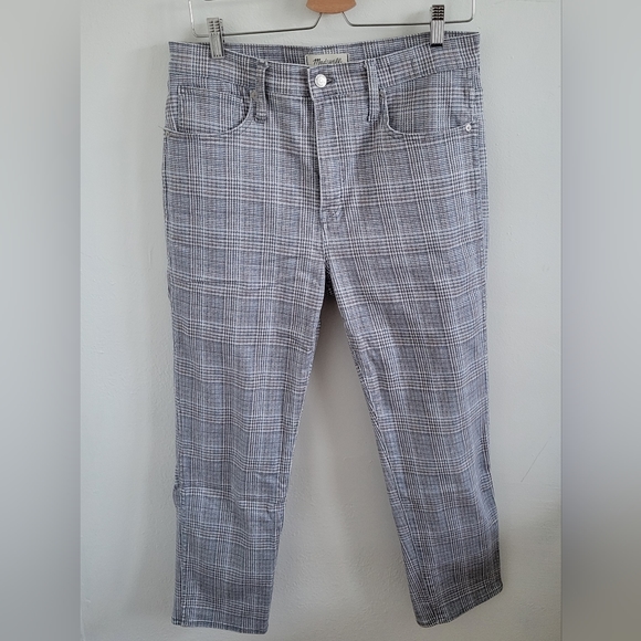 COPY - NWOT Madewell Stovepipe Jeans Glen Plaid Edition - Picture 4 of 8